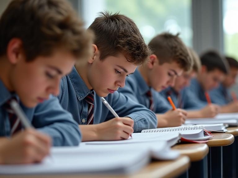 Students preparing for exams with qualified tutors